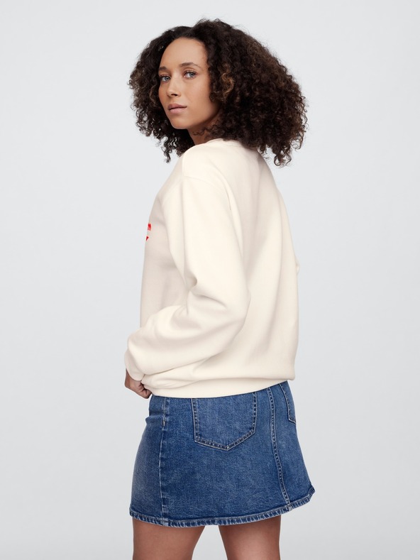 GAP Damen-Sweatshirt mit Heritage-Logo Americana GAP