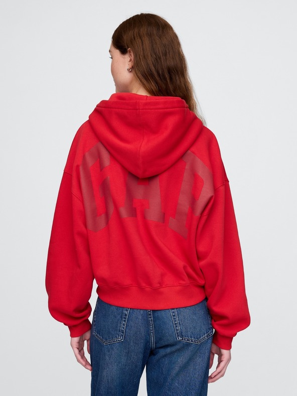 GAP Sweatshirt mit Logo Cropped Americana GAP