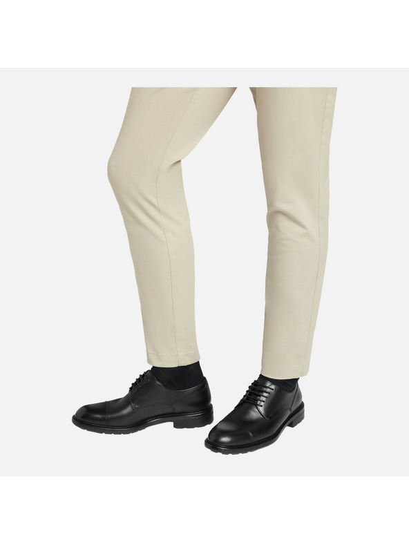 Geox Schwarz Herren Geox Walk Pleasure Kleid Schuhe