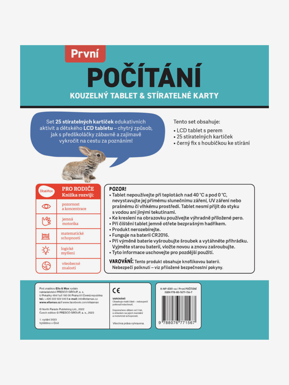 ELLA & MAX Zaubertafel & Rubbelkarten - Erstes Zählen