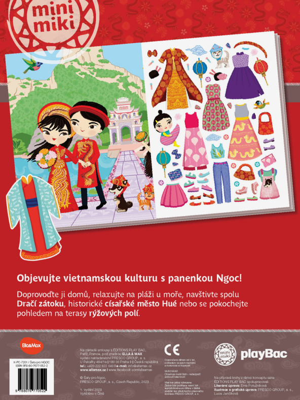 ELLA & MAX Kleid für NGOC - Stickerbuch