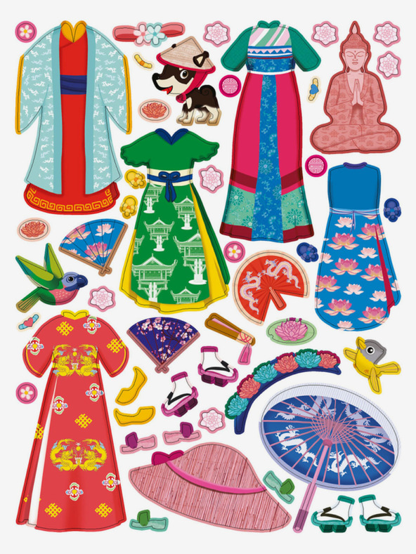 ELLA & MAX Kleid für NGOC - Stickerbuch