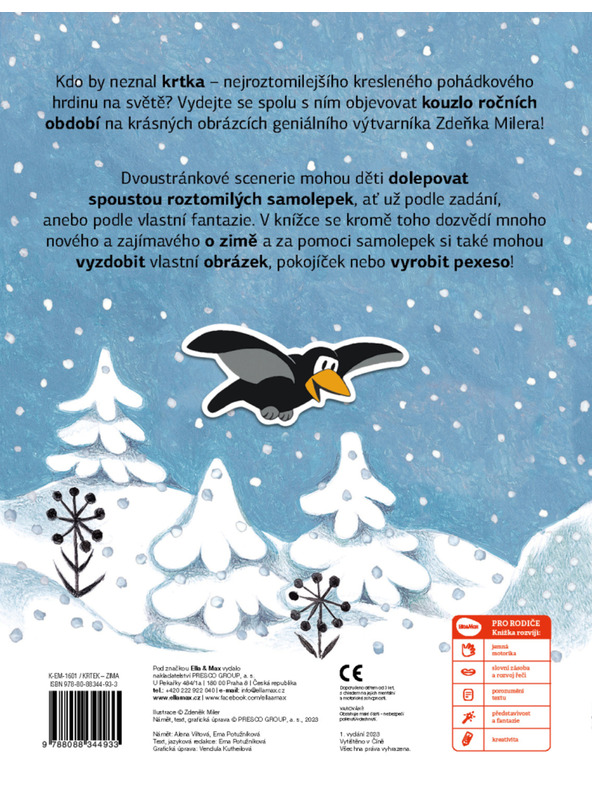 ELLA & MAX DER MAULWURF und der WINTER - Stickerbuch