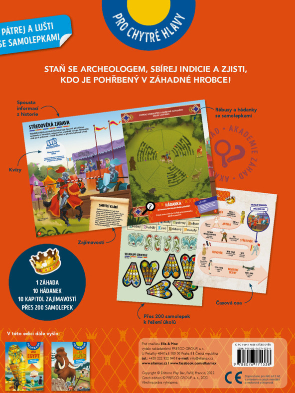 ELLA & MAX MISE MEDIEVAL - Suche und Rettung mit Stickern