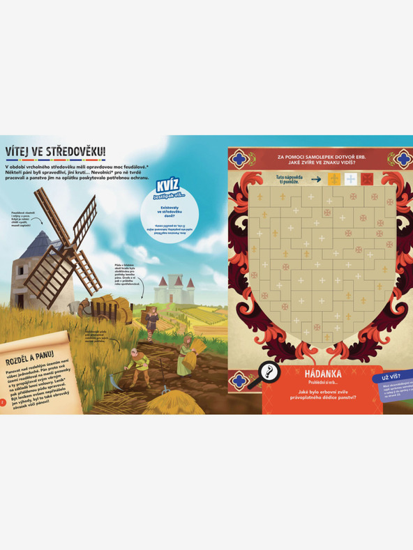 ELLA & MAX MISE MEDIEVAL - Suche und Rettung mit Stickern