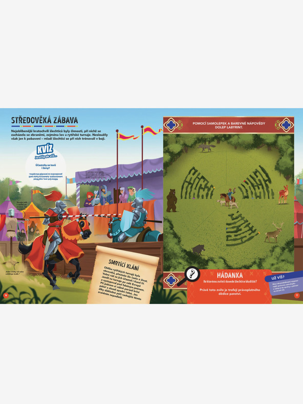 ELLA & MAX MISE MEDIEVAL - Suche und Rettung mit Stickern