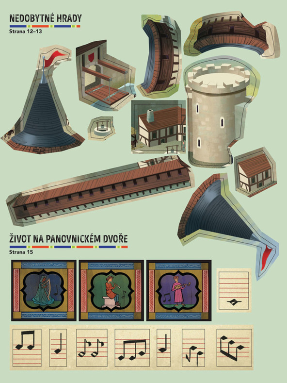 ELLA & MAX MISE MEDIEVAL - Suche und Rettung mit Stickern