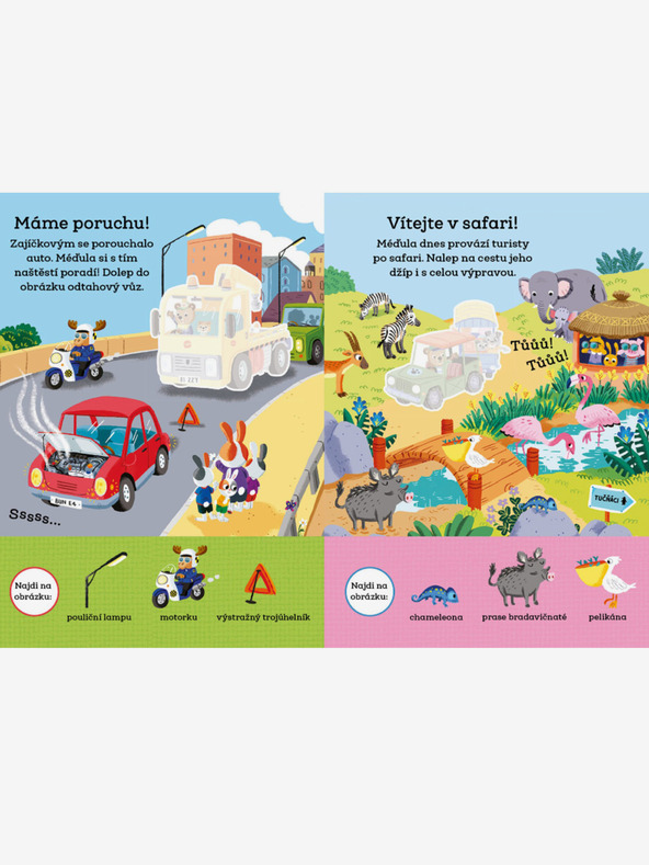 ELLA & MAX MAD SHIKULA: LET'S KNOW THE TRAFFIC - Stickerbuch