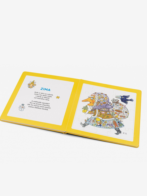 ELLA & MAX VOM FRÜHLING ZUM WINTER - Puzzles, Gedichte, Ausmalbilder, Quiz