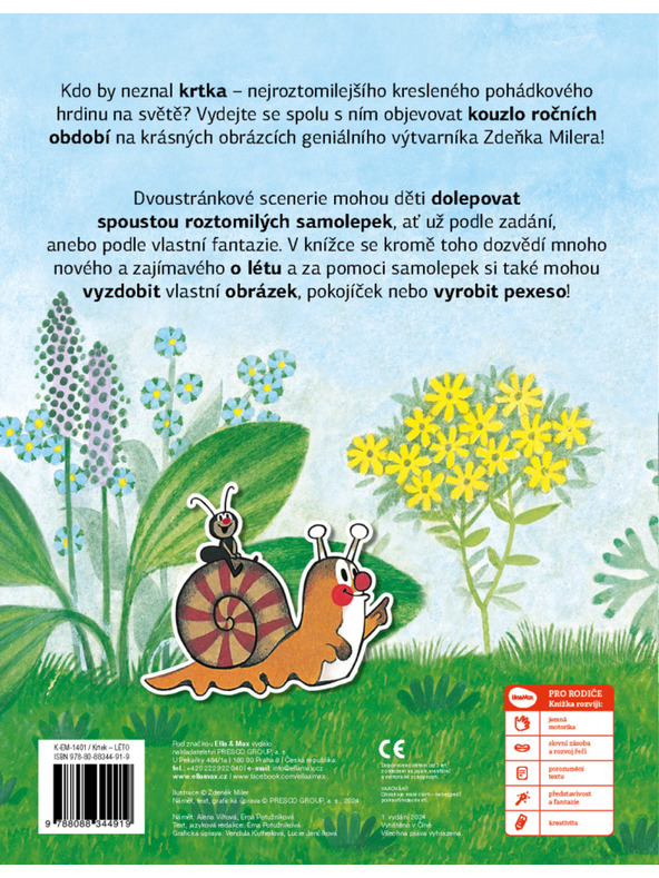 ELLA & MAX DER MAULWURF und der SOMMER - Stickerbuch