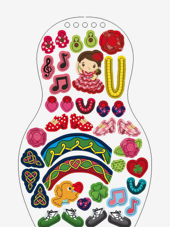 ELLA & MAX Tänzerinnen aus aller Welt anziehen - Malbuch