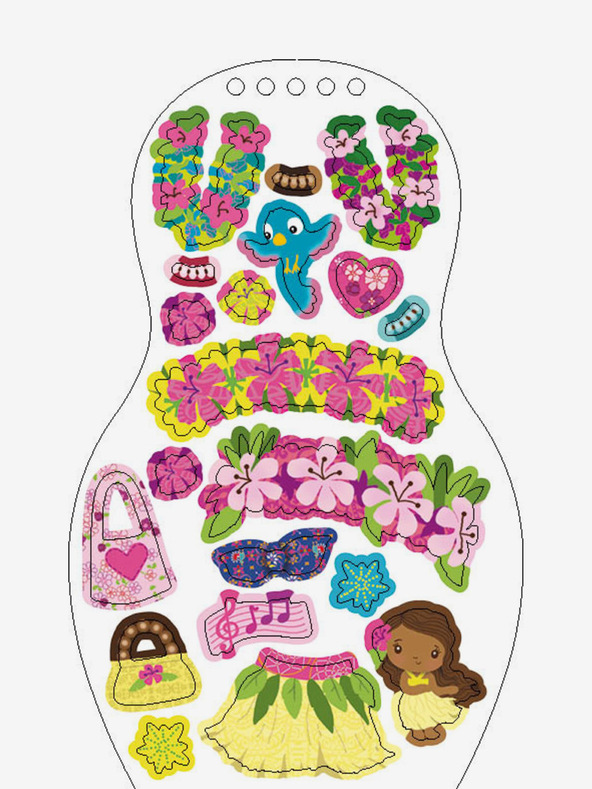 ELLA & MAX Tänzerinnen aus aller Welt anziehen - Malbuch