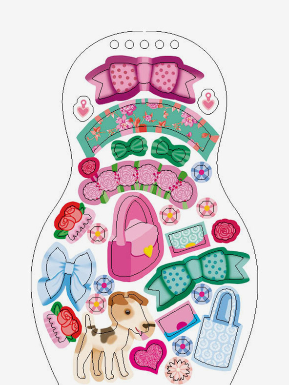 ELLA & MAX Mährische Puppen NATALKA verkleiden - Malbuch