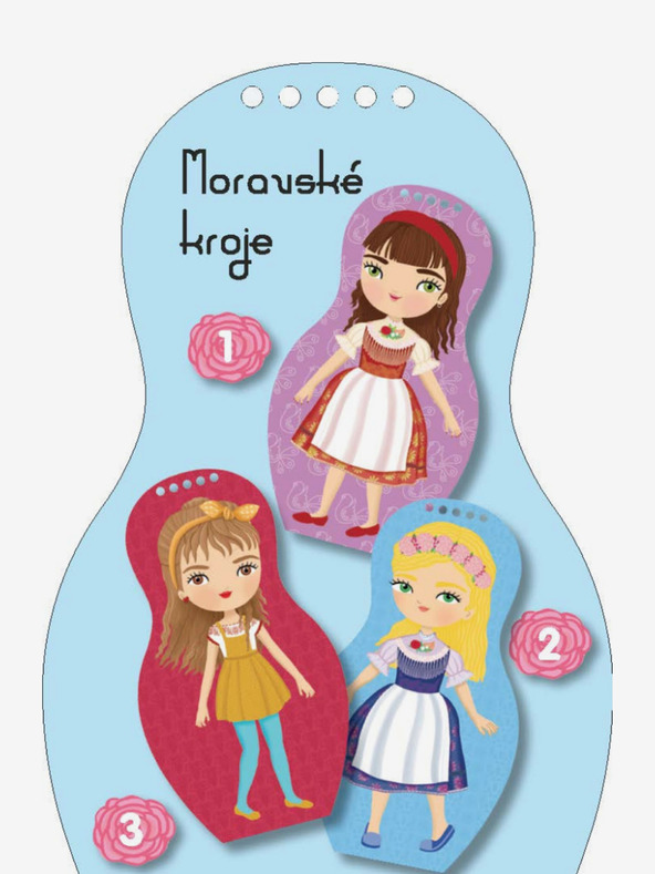 ELLA & MAX Mährische Puppen NATALKA verkleiden - Malbuch