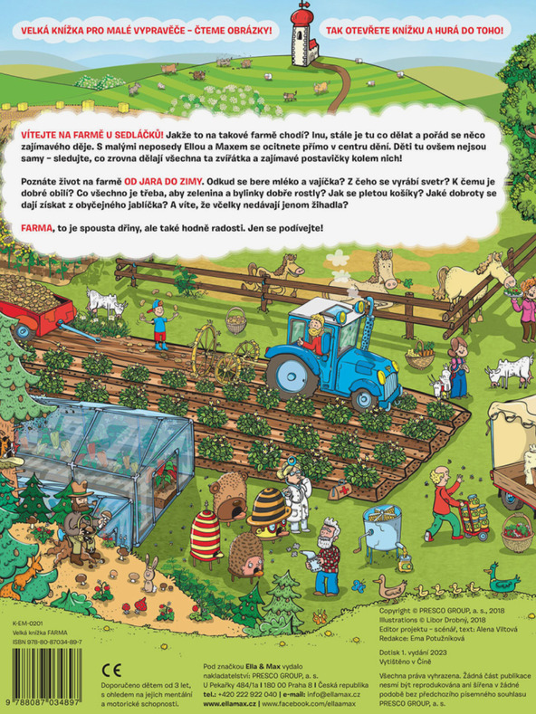 ELLA & MAX Großes Buch FARM für kleine Märchenerzähler