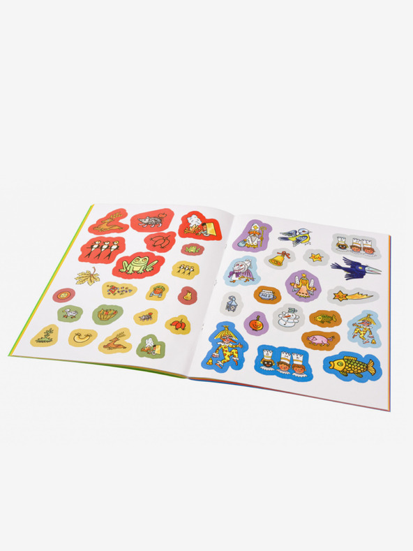 ELLA & MAX FRÜHLING, SOMMER, HERBST, WINTER - Ein Buch mit Aufklebern und Rätseln