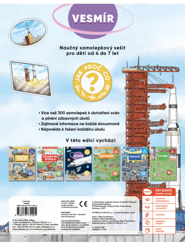 ELLA & MAX Mein erstes Stickerbuch - SPACE