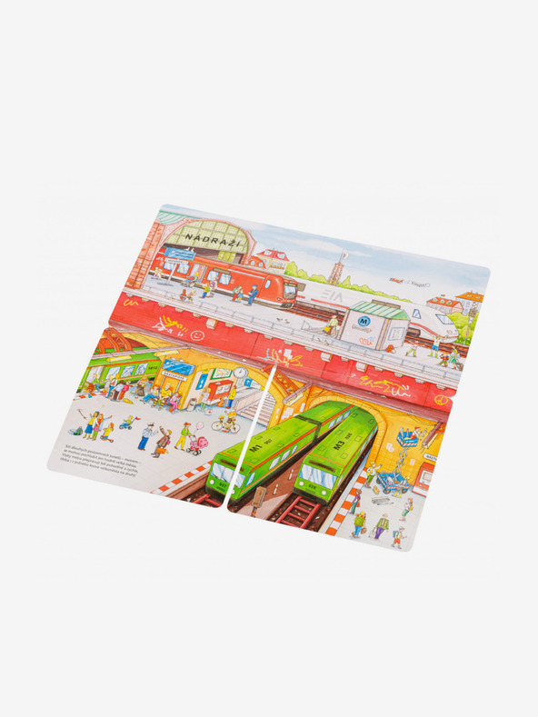 ELLA & MAX TRANSPORT ÜBER UND UNTER DER ERDE – Großformatiges Klappbuch