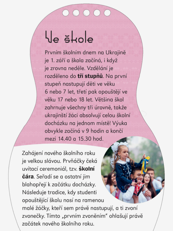 ELLA & MAX Verkleiden Sie ukrainische Puppen ALINA - Malvorlage