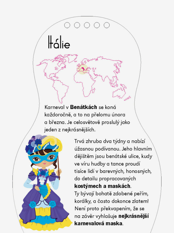 ELLA & MAX Puppen für den Karneval verkleiden - Malbuch