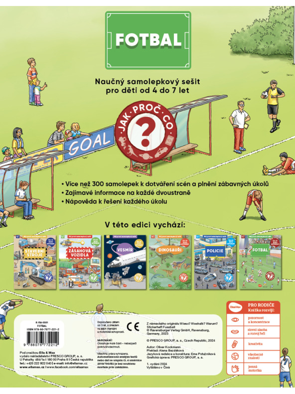 ELLA & MAX Mein erstes Stickerbuch - FOOTBALL