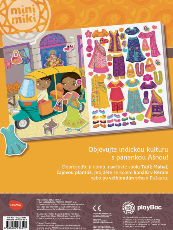 ELLA & MAX Kleid für ASHNA - Stickerbuch