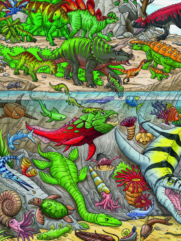 ELLA & MAX Großes Buch DINOSAURS für kleine Märchenerzähler