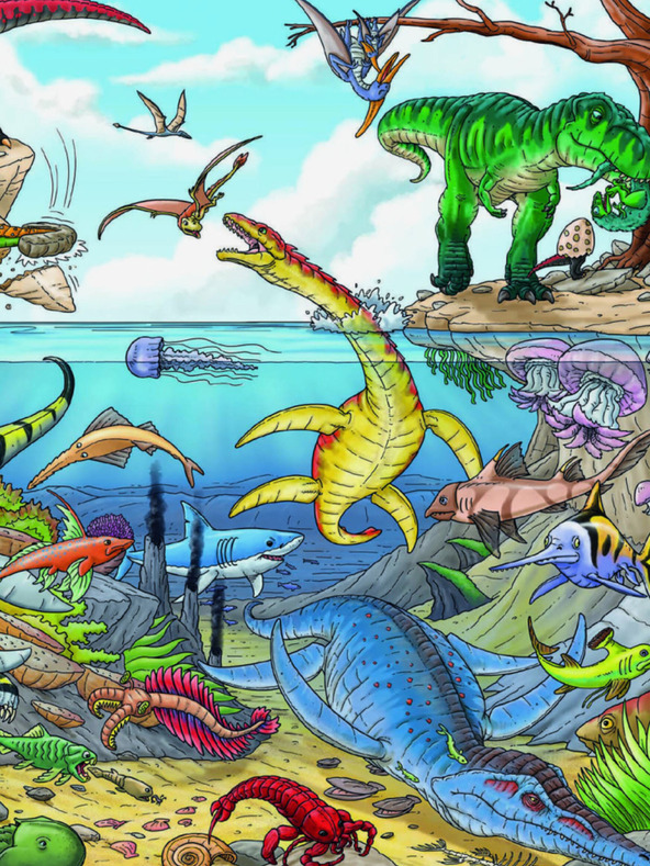 ELLA & MAX Großes Buch DINOSAURS für kleine Märchenerzähler