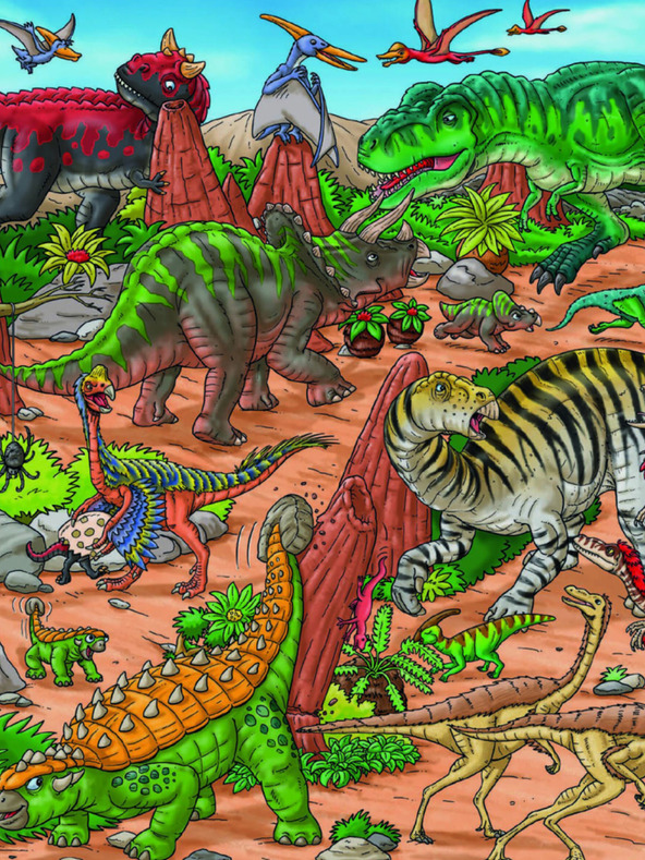 ELLA & MAX Großes Buch DINOSAURS für kleine Märchenerzähler