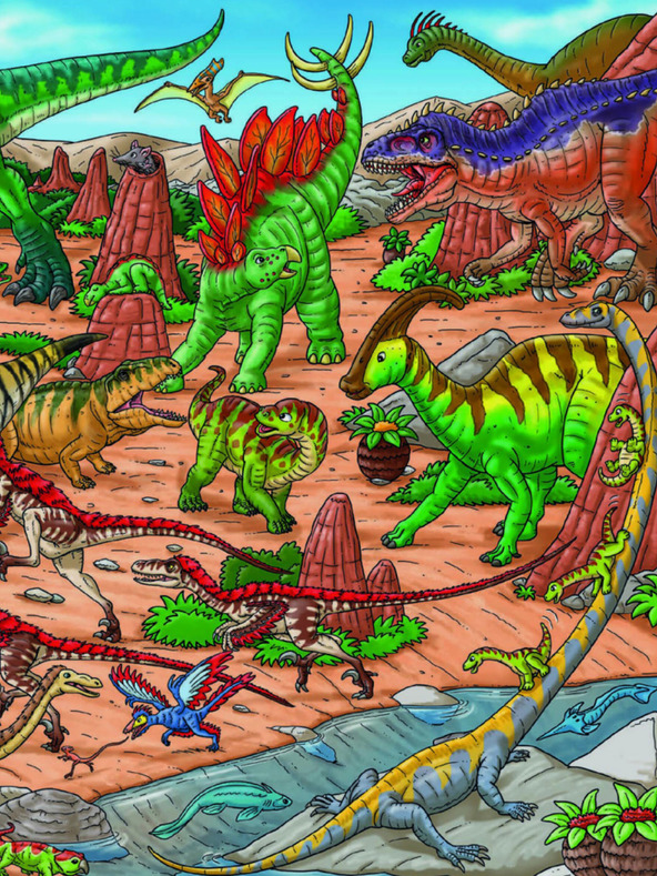 ELLA & MAX Großes Buch DINOSAURS für kleine Märchenerzähler