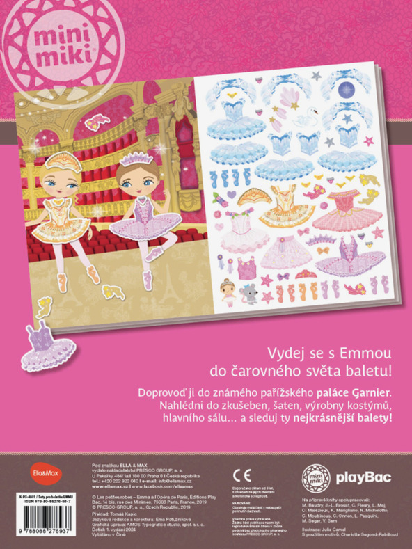 ELLA & MAX Kleid für EMMA die Ballerina - Stickerbuch