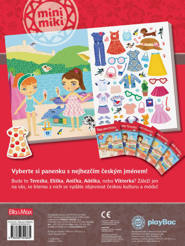 ELLA & MAX Kleider für TEREZA ─ Stickerbuch