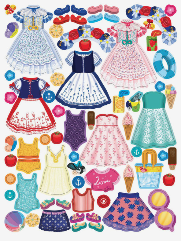 ELLA & MAX Kleider für TEREZA ─ Stickerbuch