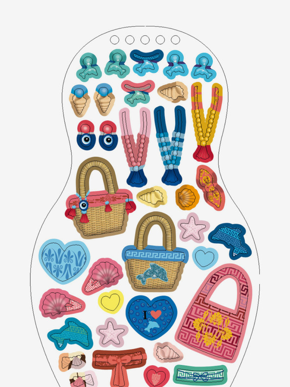 ELLA & MAX Griechische Puppen anziehen ELENA - Ausmalbuch