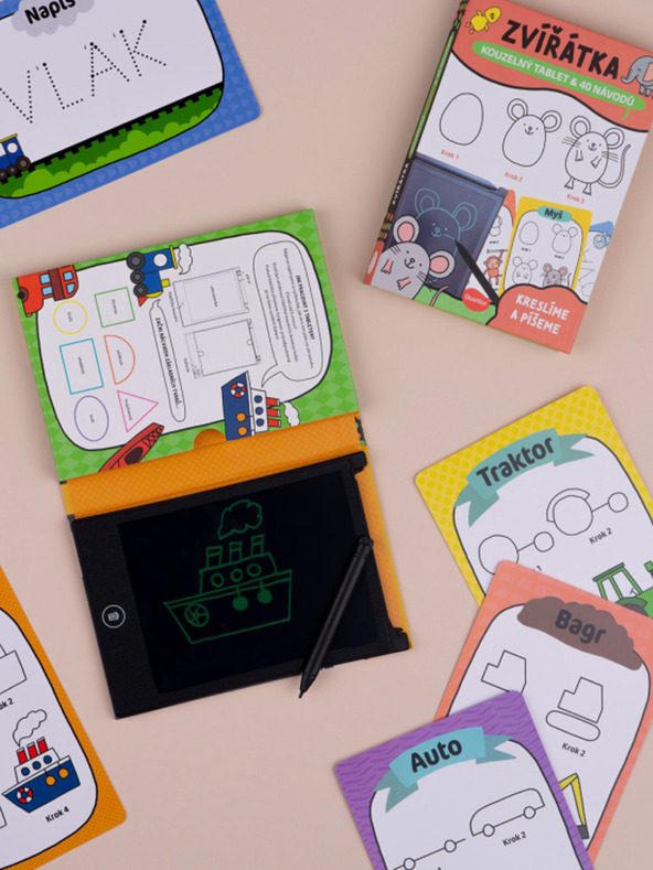 ELLA & MAX Zaubertafel & 40 Anleitungen - TIERE