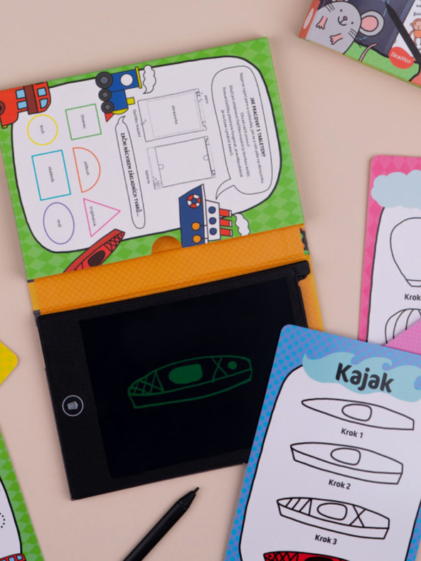 ELLA & MAX Zaubertafel & 40 Anleitungen - TRANSPORTATION