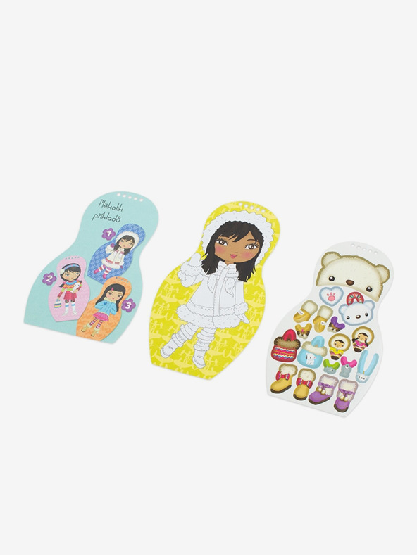 ELLA & MAX Anziehen der Eskimopuppe Anouk - Malbuch