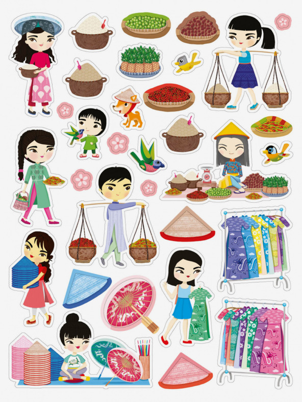 ELLA & MAX NGOC & HANOJ - Stadt voller Sticker