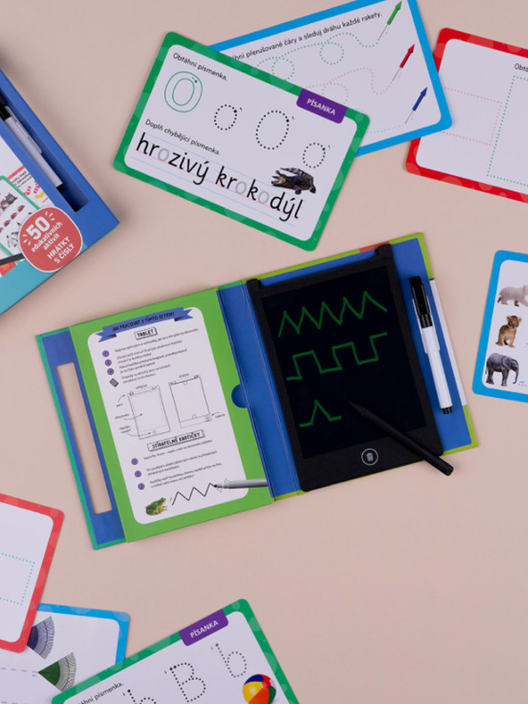 ELLA & MAX Magische Tafel & Rubbelkarten - Erste Schrift