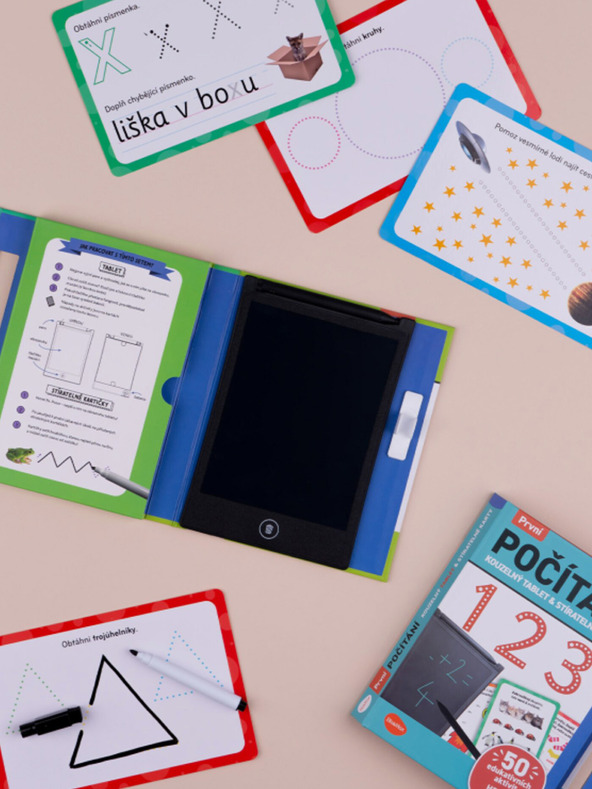 ELLA & MAX Magische Tafel & Rubbelkarten - Erste Schrift