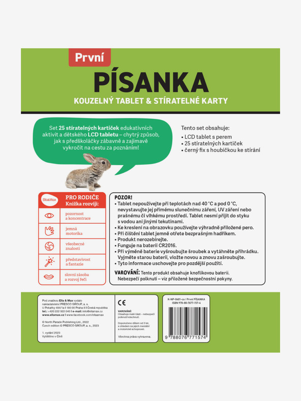 ELLA & MAX Magische Tafel & Rubbelkarten - Erste Schrift