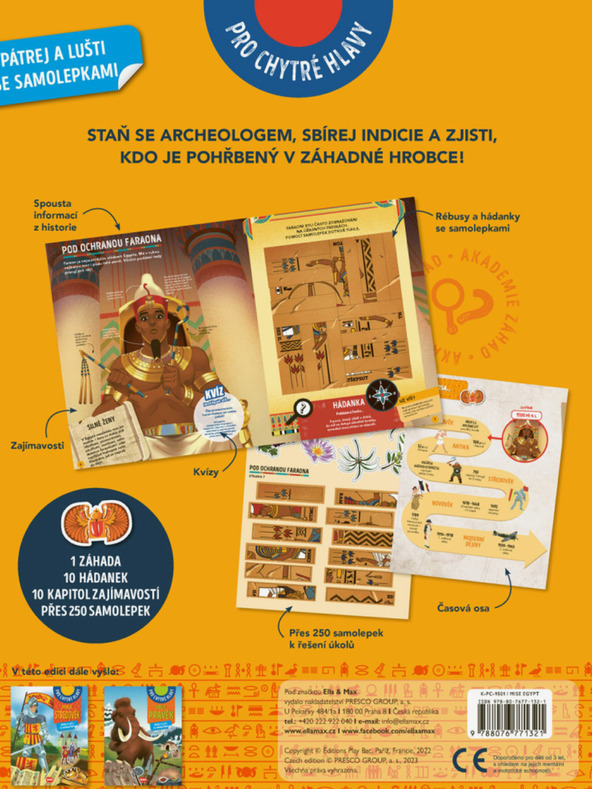 ELLA & MAX MISE EGYPT - Suche und Rettung mit Stickern