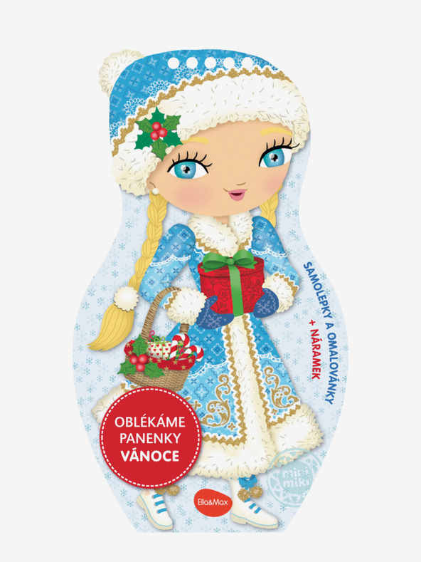 ELLA & MAX Anziehen von Puppen WEIHNACHTEN - Malbuch