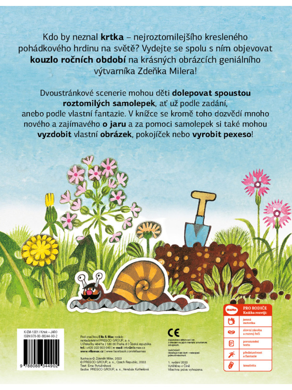 ELLA & MAX DER MAULWURF und der FRÜHLING - Stickerbuch