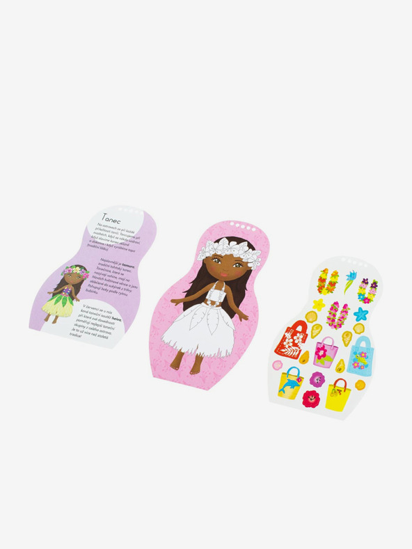 ELLA & MAX Anziehen der tahitianischen Mohea-Puppen - Malbuch