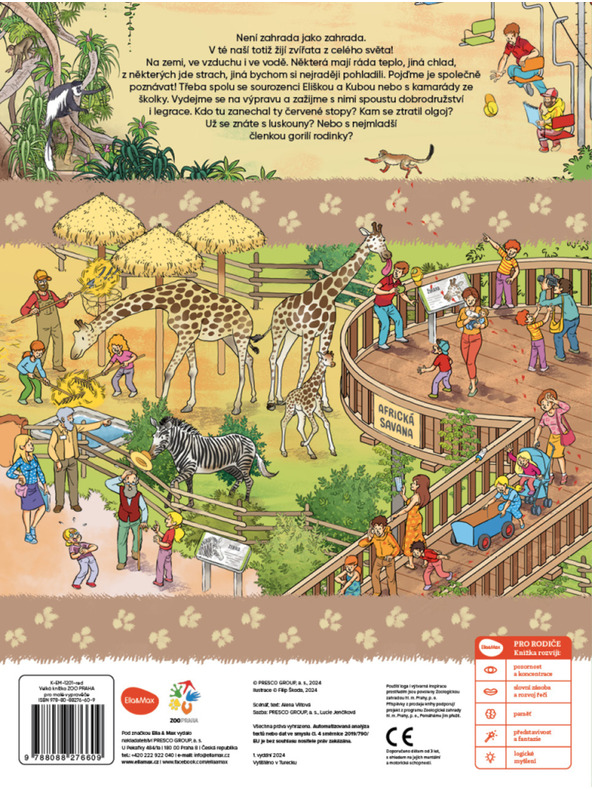 ELLA & MAX Großes Buch ZOO PRAHA für kleine Märchenerzähler