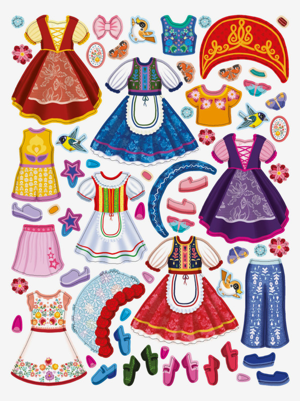 ELLA & MAX Kleid für SARA - Stickerbuch