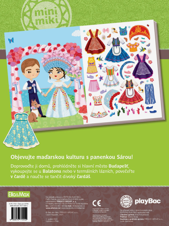 ELLA & MAX Kleid für SARA - Stickerbuch