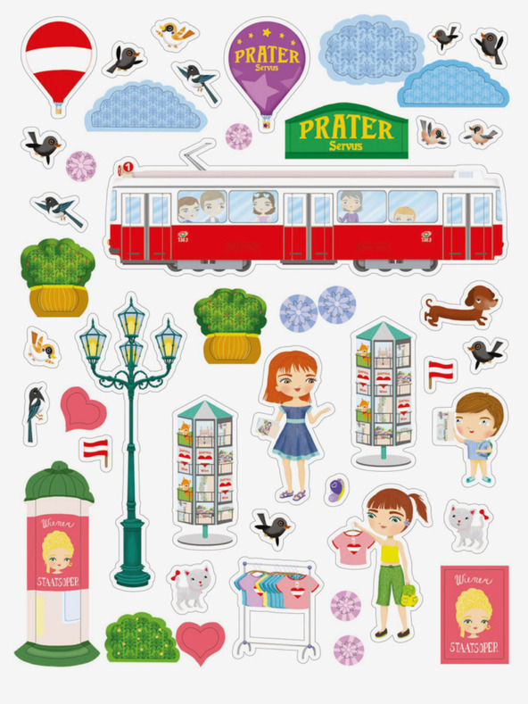 ELLA & MAX JULIA & WIEN - Eine Stadt voller Sticker