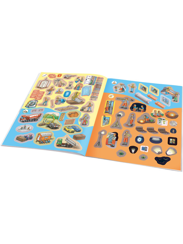 ELLA & MAX Mein erstes Stickerbuch - BAUMASCHINEN